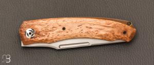   Couteau " P'ti Darno  " custom de Philippe Ricard - Bouleau et N690