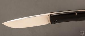    Couteau " Drop " custom lock-back par Raphaël Durand - G10 et RWL-34