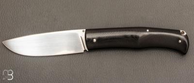Couteau " Drop " slipjoint  custom par Raphaël Durand - G10 et RWL-34
