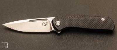 Couteau GSD v2 Titane et carbone par Liong Mah