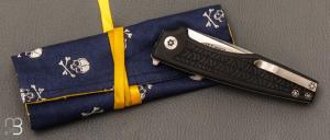 Couteau " IKE " custom par Torpen Knives - Jérôme Hovaere - G10 et lame en N690Co