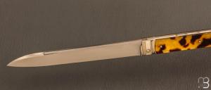   Couteau " Interprétation du Diderot " pliant fait main par Bastien Toubhans - Atelier Beau Merle