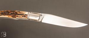  Couteau " Laguiole " par Grégory Picard - Bois de cerf et S45VN