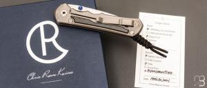    Couteau Large Inkosi Drop Point Chris Reeve - Carbon fiber inlay et CPM MagnaCut