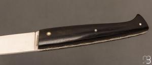   Couteau " Le Lombard " par Fontenille-Pataud - Ébène et 14c28n