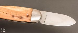 Couteau " Le Manu " par La Bonne Trempe - Genévrier et 14c28