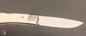    Couteau " Lock Back " custom par Laurent Gaillard - Micarta et 14c28N