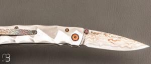  Couteau MC33MD par Mcusta - Damas et Rainbow damas - Pièce Unique