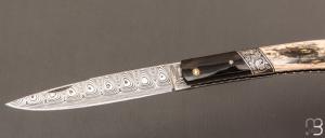    Couteau  "  Mandrin  " de collection par Philippe Voissière 