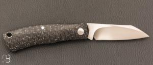   Couteau " Nativ Mini "  par Aleksandr Vetrov - Fibre de carbone / Elmax