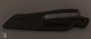  Couteau " Native fixe "  par Aleksandr Vetrov - Micarta canvas / K110 damas