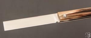  Couteau " L'Olonnois " de L'atelier du capitaine - Corne de zebu