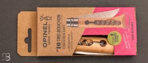 Couteau Opinel N°10 Tire-bouchon et décapsuleur - NOUVEAU MODÈLE