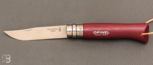 Couteau Opinel N°8 Baroudeur Grenat