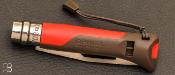 Couteau Opinel N°8 Outdoor Terre/Rouge