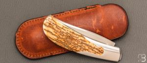    Couteau "Persian Lanny" custom de Jean Baptiste Leveque - Ivoire de mammouth