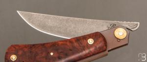  Couteau " Ronin piémontais " par Tony Ruot - Bruyère et C130