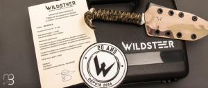  Couteau W TECH 4 Édition Limitée 20 ans Wildsteer - Paracorde et lame stonewashed
