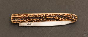   Couteau " Yssingeaux " de Jérôme Latreille - Bois de cerf