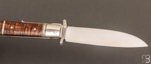  Couteau " Yssingeaux avec garde à bascule et palanquille  " par Romain Alvarez - Gidgee et RWL-34