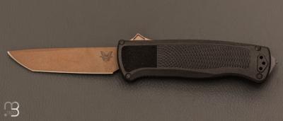    Couteau automatique OTF BENCHMADE " SHOOTOUT " Tanto Blade - 5370FE