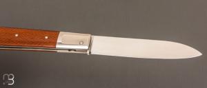   Couteau  " custom " par Vincent Lafaye - Micarta et lame en 14c28n