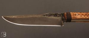  Couteau droit " plate semelle " de Jérémy Emile 