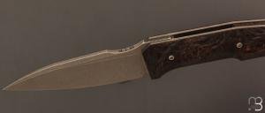   Couteau  "  Dressytak " custom de GTKnives - Thomas Gony - RWL34 et Carbon Dark Matter Copper