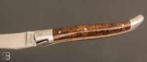 Couteau Laguiole en Aubrac 12 cm manche en os de mammouth