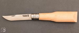  Couteau Opinel n8  sculpter en merisier - lame acier carbone