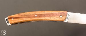  Couteau Le Thiers® Nature S N°026/100 par Fontenille-Pataud - Bois de serpent et lame en 14C28n