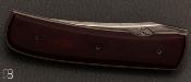 Couteau de poche "Vintage" micarta par Guy Poggetti