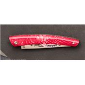 Couteau de poche Le Thiers 9cm Serpent Fushia par Le Fidèle