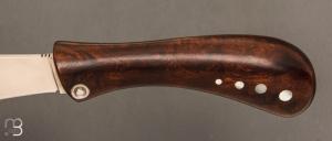    Couteau " Pelican "  de Robert Beillonnet - Bois de fer et nacre