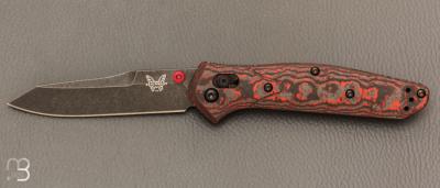    Couteau de poche BENCHMADE Osborne - Édition limitée Lava Fatcarbon - BN940BK_2502