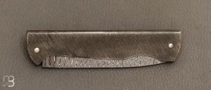  Couteau " Basic " slipjoint custom par Anthony Brochier - Damas