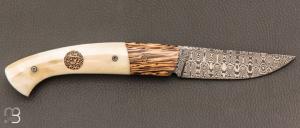  Couteau " 1515 collection Zulu " par Manu Laplace - Os et Palmier