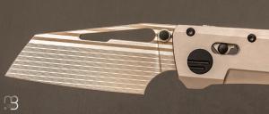   Couteau  "  BATCH 2 SEVERN " - LASER BACON par Winterblade - M390 et titane