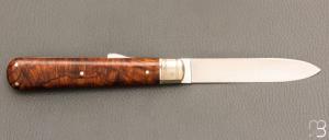 Couteau " Gros cul " par Adrien Vautrin - Bois de fer et 14c28N