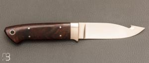 Couteau " Integral Gut Hook " par Dietmar F. Kressler - Ironwood - RARE