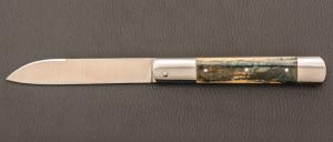  Couteau " Issoire  " par Maxime Surjous  - Ivoire de mammouth et lame en RWL34