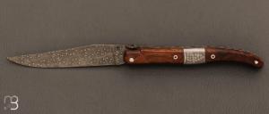   Laguiole knife by Mike&Steph - Vine and damascus by Philippe Ricard   