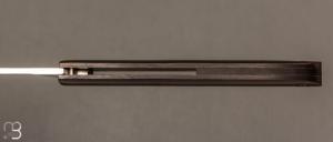 Couteau " Le 26 " par MTBlades Benjamin Thuillier - Micarta lin et lame en 14C28