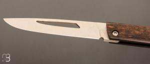 Couteau " Le 26 " par MTBlades Benjamin Thuillier - Paperstone et lame en 14C28