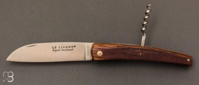   Couteau Le Liadou 2 pièces chêne de barrique 12 cm