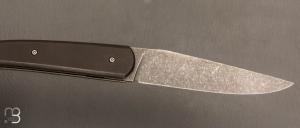 Couteau " Le Passager " de Pierre Thomas - Atelier Odae - Bronze noirci