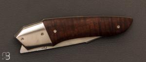   Couteau  "  Liner-Lock custom " par Florian Dreyer FD-Knives - Gidgee et lame en RWL34