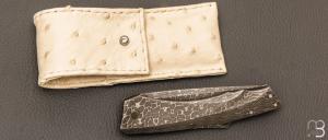   Couteau " Lock-Back trompe l'œil" de Alain & Joris Chomilier - Full damas