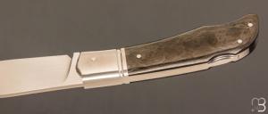  Couteau  " Lock-Back" custom par Rémi Lavialle - RWL34 et fibre de carbone