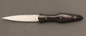    Couteau "Magna Pinna" fait main par Laraud Blade  - Ebène et 14C28